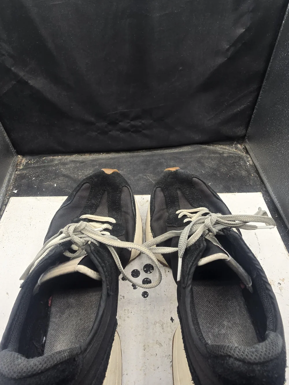 New Balance Black and White Women's Athletic Sneakers